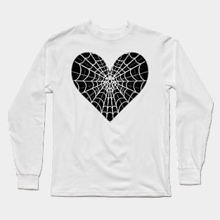 Spider Web Heart V1 Long Sleeve T-Shirt